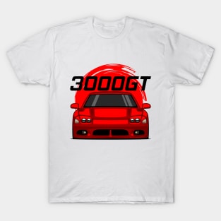 Front Red 3000GT 1997 1998 JDM T-Shirt